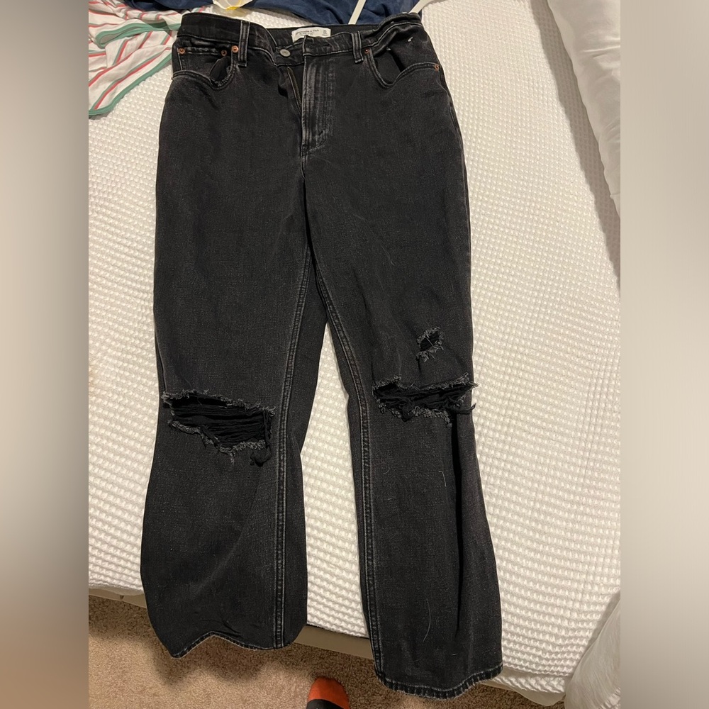 Abercrombie ultra high rise jean!